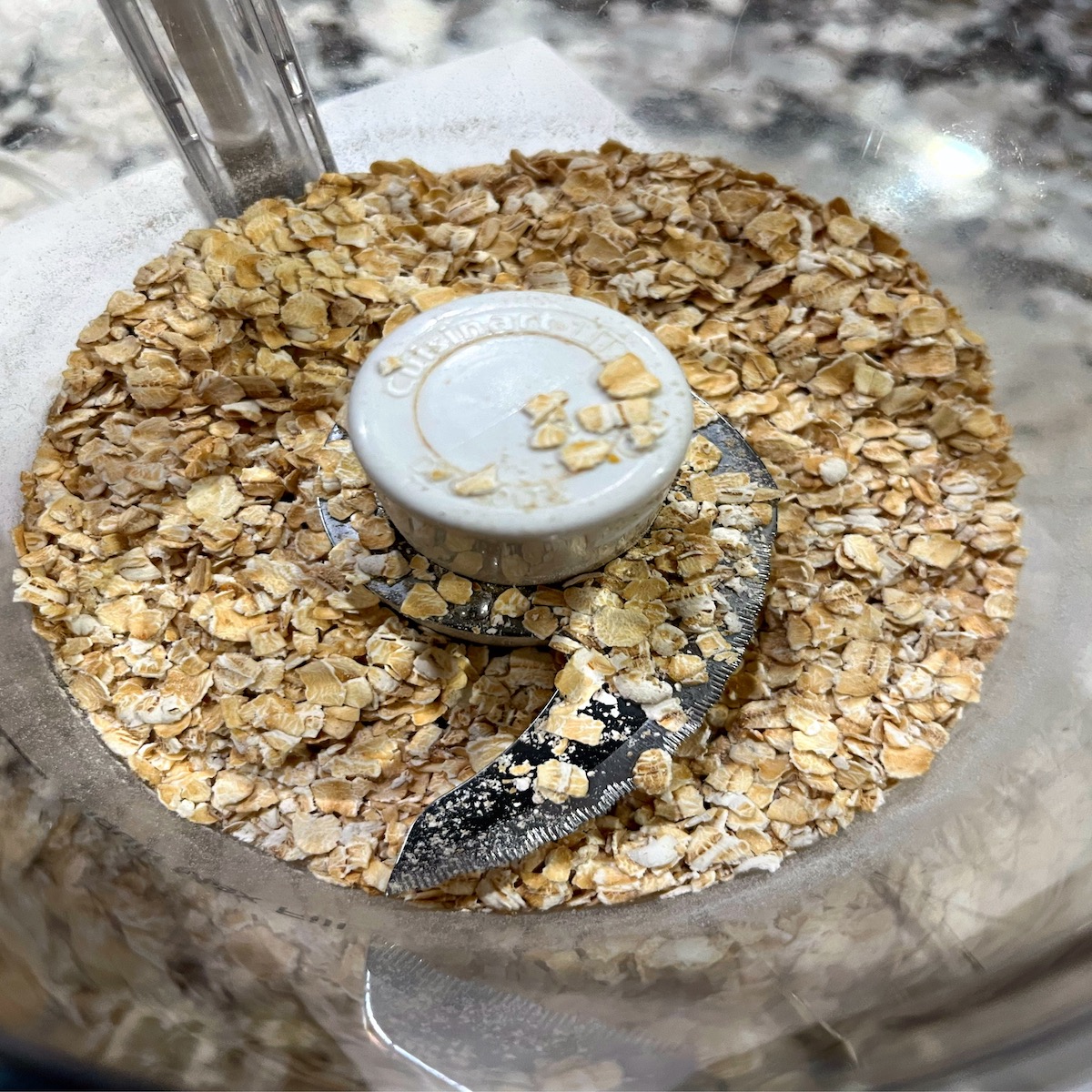 oats in a food processor